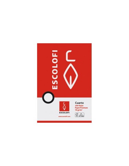 PAPEL ESCOLOFI 4º 100h MM. 4x4x1